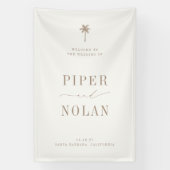 OASIS Beach Wedding Welcome 横断幕 (縦)