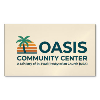 Oasis Community Center Magnet マグネット名刺