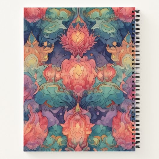 Oasis Floral ノートブック (裏面)