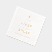 OASIS Modern Minimalist Wedding 箔ナプキン (左)