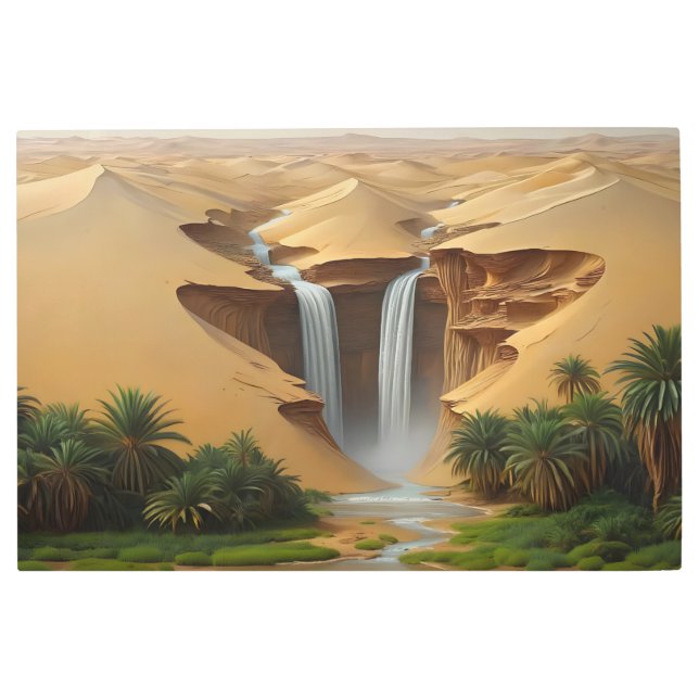 Oasis of Hope メタルプリント (正面)