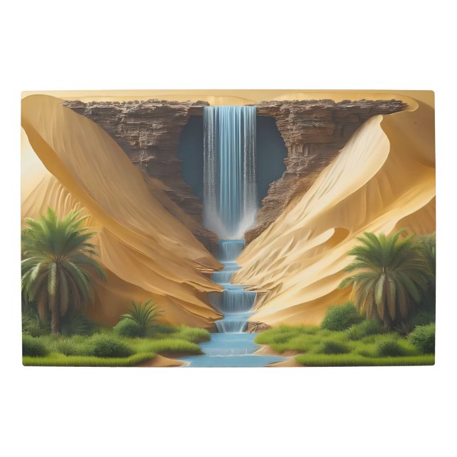 Oasis of Hope メタルプリント (正面)