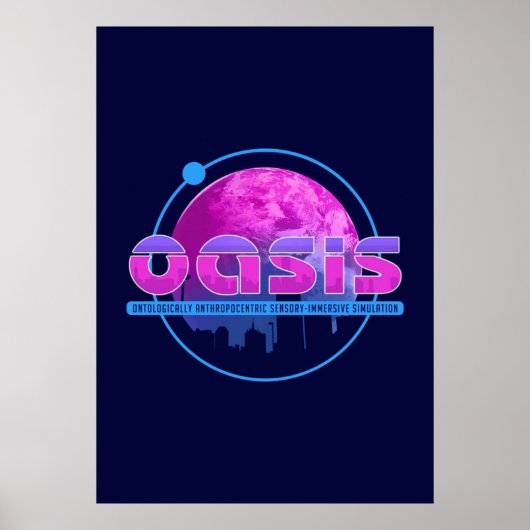 Oasis Readyプレイヤー1 ポスター (正面)