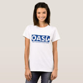 OASLロゴウィメンズメランジュリンガーTシャツ Tシャツ (正面フル)