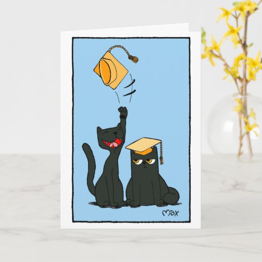 OATgraduationカード カード (黄色い花)