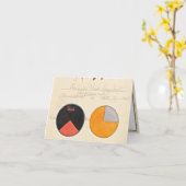 Oats, 1920 by Hilma af Klint カード (黄色い花)