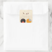 Oats, 1920 by Hilma af Klint スクエアシール (バッグ)