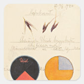Oats, 1920 by Hilma af Klint スクエアシール (正面)