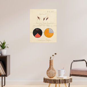 Oats, 1920 by Hilma af Klint ポスター