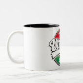 Oaxacaメキシコヴィンテージロゴ。 ツートーンマグカップ (左)