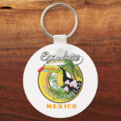 Oaxacaメキシコ旅行ロゴキーチェーン キーホルダー (正面)