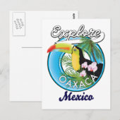 Oaxacaメキシコ旅行ロゴ ポストカード (正面/裏面)