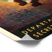 Oaxaca Mexico Vintage Travel Poster ポスター (角)