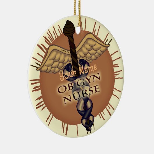 OBギンカスタムナースカドゥセウスオーナメント セラミックオーナメント (右)