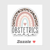 OBナース産科OB/GYNナース、産科ナース シール (シート)