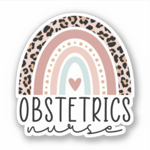 OBナース産科OB/GYNナース、産科ナース シール