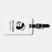 OBナース – 子宮頸部で！ ラゲッジタグ (正面横)