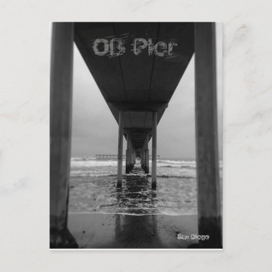 OB BW ポストカード (正面)