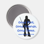 OB Cuesレディース9 – ボールツアーマグネット概要 マグネット (正面/裏面)