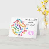 OB Nurse Preceptor Thank You カード (黄色い花)