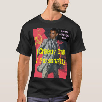 Obaマルクス: 気色悪い個人崇拝 tシャツ