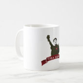 OBA毛オバマ + パロディ自由の女神 コーヒーマグカップ (正面左)