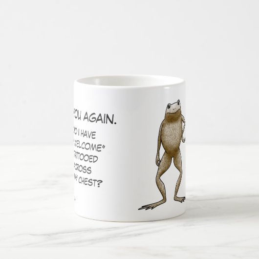 Obadiahのヒキガエル再度 コーヒーマグカップ (中央)