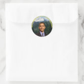OBAMAスタンプ ラウンドシール (バッグ)