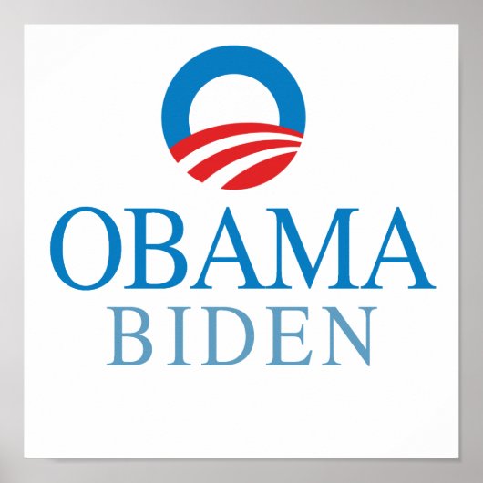 OBAMAバイデン氏O BLUE -.png ポスター (正面)