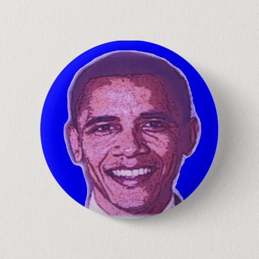 OBAMAボタン 缶バッジ (正面)