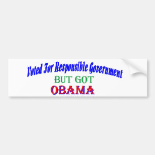 OBAMA3 バンパーステッカー