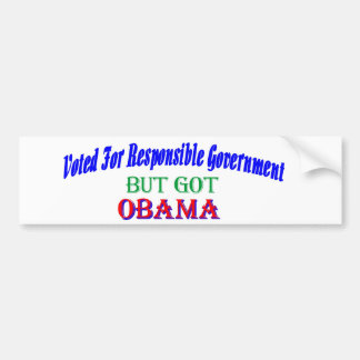 OBAMA3 バンパーステッカー