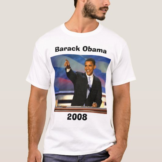 obama6、バラック・オバマ2008年 tシャツ (正面)