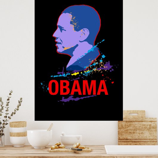 Obama ポスター (キッチン)