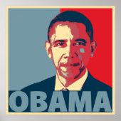 OBAMA ポップアートポスター ポスター (正面)