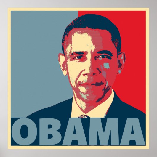 OBAMA ポップアートポスター ポスター (正面)