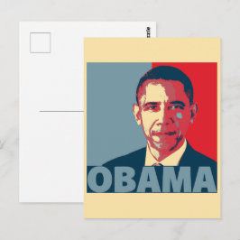 OBAMA ポップアート   ポストカード