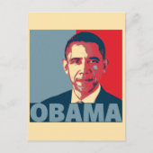 OBAMA ポップアート ポストカード (正面)