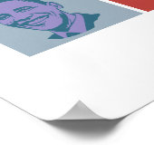 OBAMA ポップ・アートの ART -.png ポスター (角)