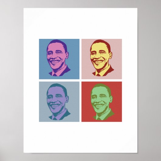 OBAMA ポップ・アートの ART -.png ポスター (正面)