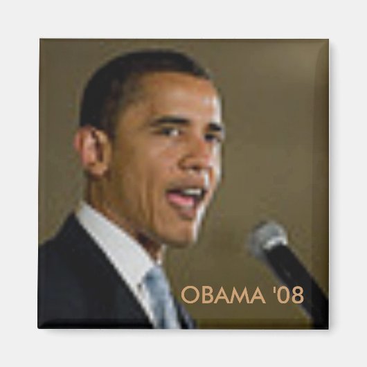 OBAMA '08磁石 マグネット (正面)