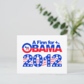 OBAMA 2012はがき ポストカード (スタンド正面)