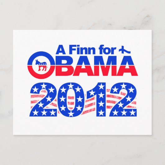 OBAMA 2012はがき ポストカード (正面)