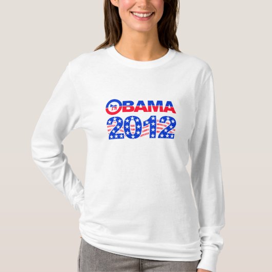 OBAMA 2012シャツ – あなたはスタイルと色を選択 Tシャツ (正面)