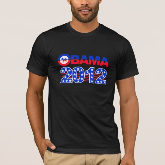 OBAMA 2012シャツ Tシャツ (正面)