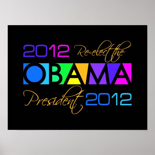 OBAMA 2012ポスター ポスター (正面)