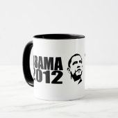 OBAMA 2012マグカップ – スタイルと色を選択 マグカップ (正面左)