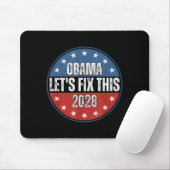 Obama 2028 Let's Fix This Obama 48th President マウスパッド (マウス)