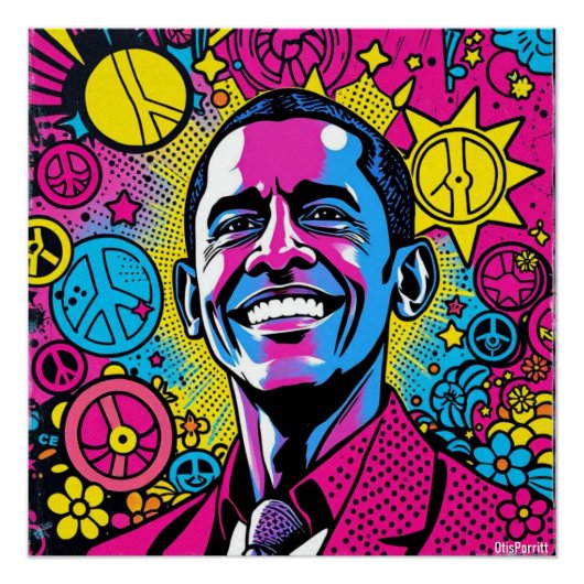 OBAMA-4 ポスター (正面)