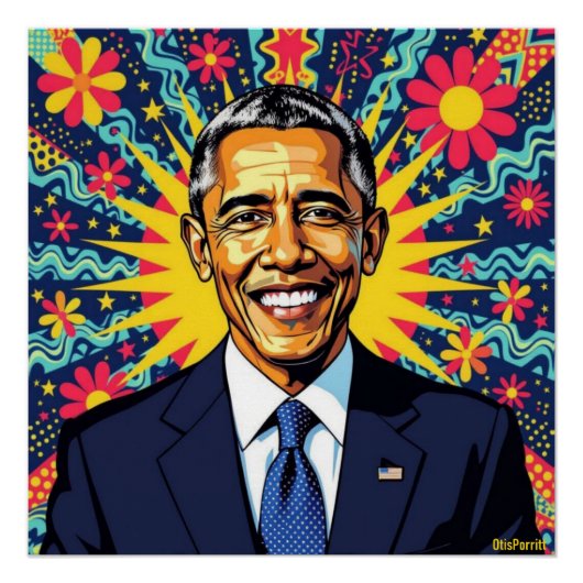 OBAMA-8 ポスター (正面)